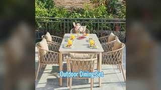 Kommerzielle Outdoor-Essgruppe für 6 Personen